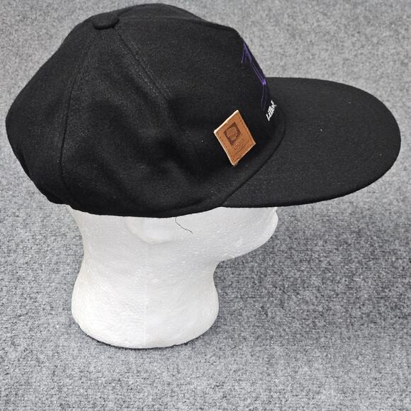 Vtg Lillehammer 1994 Hockey Winter Olympics Black Wool Hat Cap Norway Earflaps - Picture 4 of 9